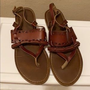Brown Sandals - 6.5